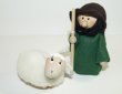 画像2: 北欧人形羊さん大（白顔白） (2)