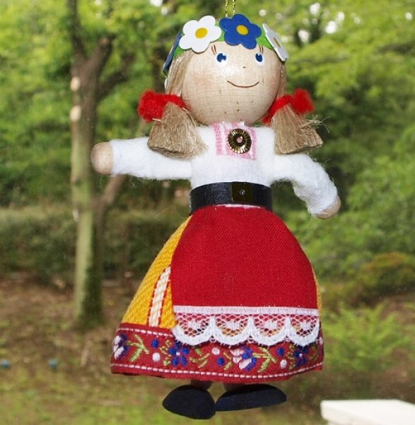 画像1: 北欧マスコット人形RRN（民族衣装） (1)